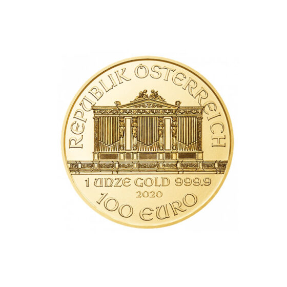 31,1035 g, Zlatni Bečki filharmonik - čistoća 999,9/1000